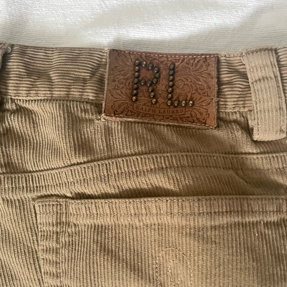 Ralph Lauren Tan Corduroy Pants